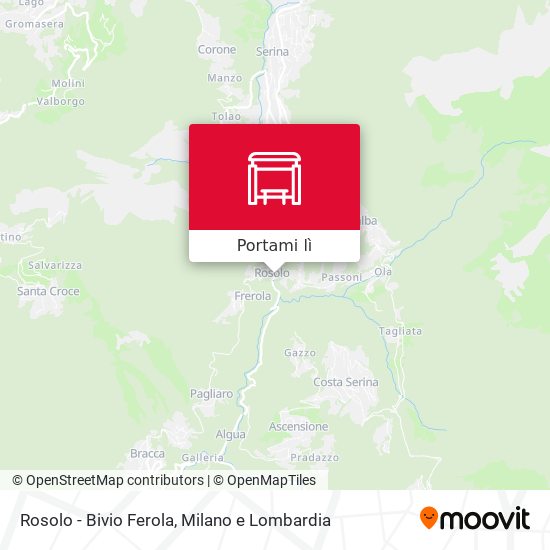 Mappa Rosolo - Bivio Ferola
