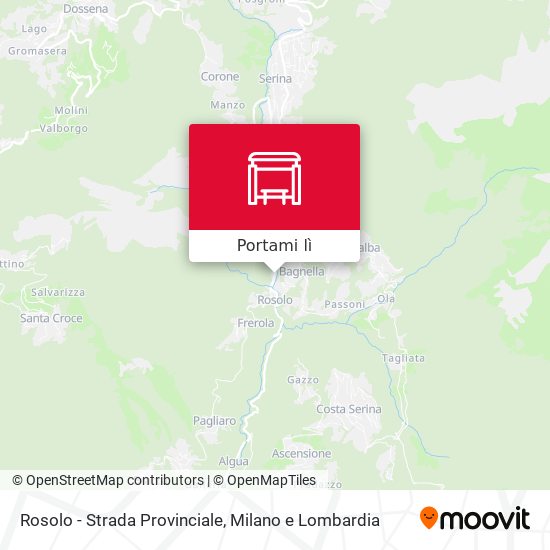 Mappa Rosolo - Strada Provinciale