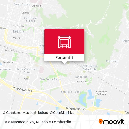 Mappa Via Masaccio 29