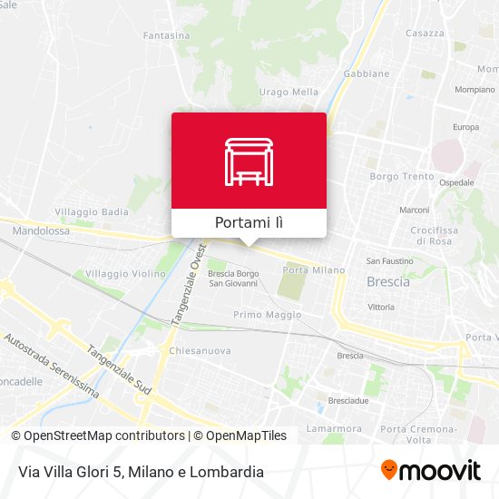 Mappa Via Villa Glori 5