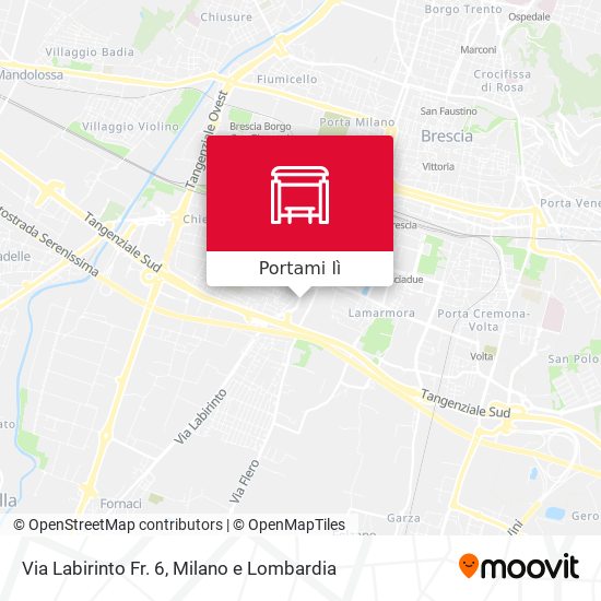 Mappa Via Labirinto Fr. 6