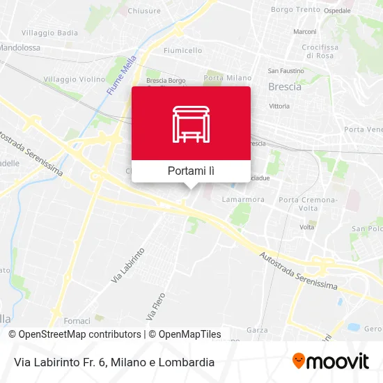 Mappa Via Labirinto Fr. 6