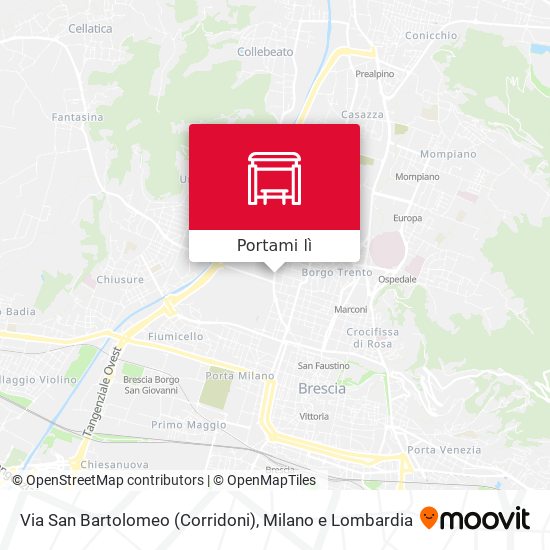 Mappa Via San Bartolomeo (Corridoni)