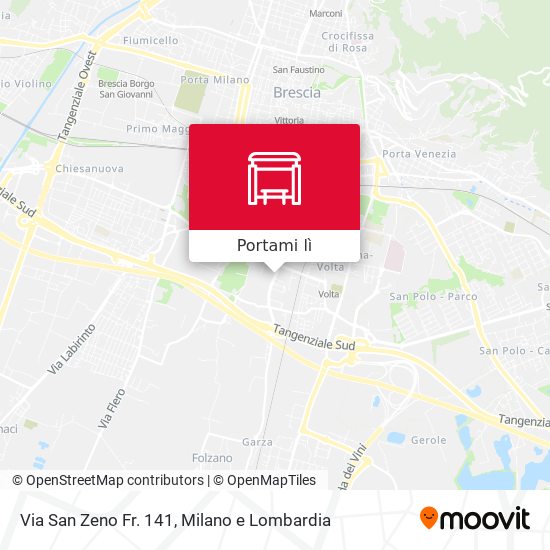 Mappa Via San Zeno Fr. 141