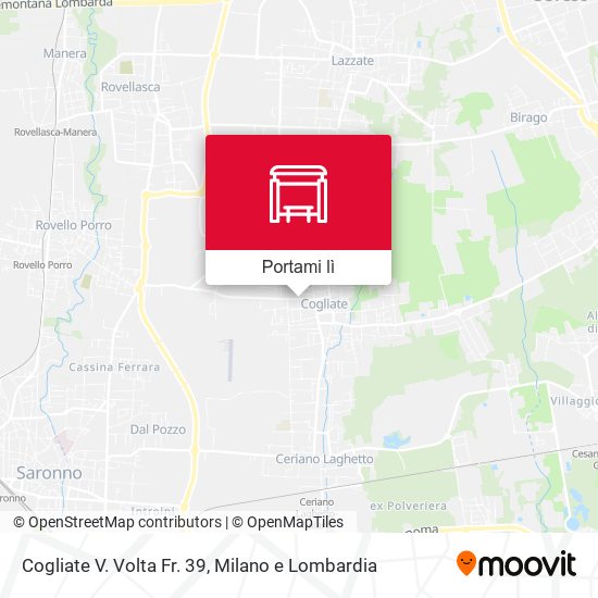 Mappa Cogliate V. Volta Fr. 39