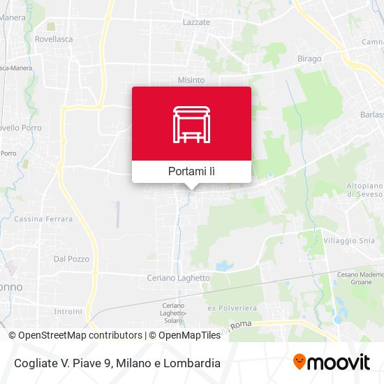 Mappa Cogliate V. Piave 9