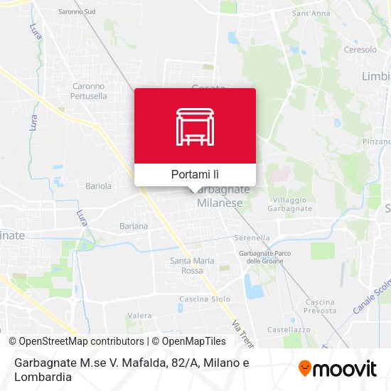 Mappa Garbagnate M.se V. Mafalda, 82 / A