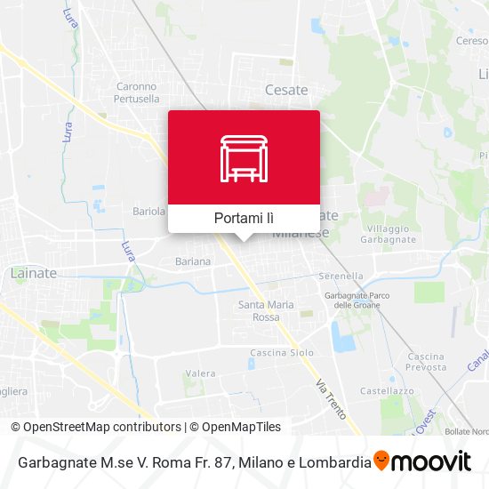Mappa Garbagnate M.se V. Roma Fr. 87