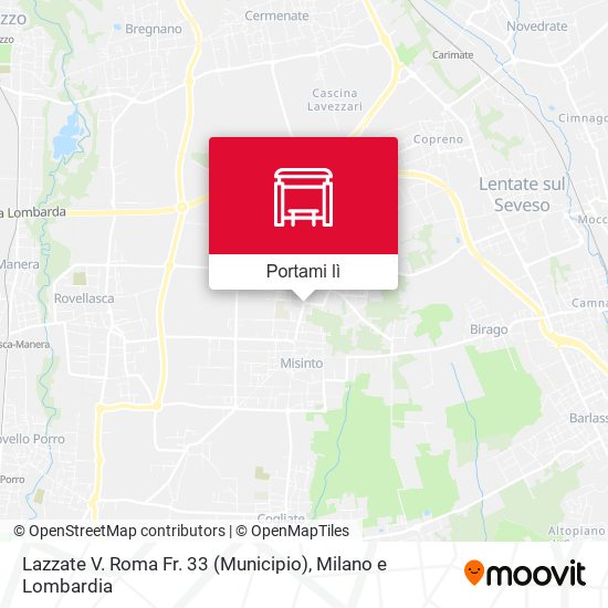 Mappa Lazzate V. Roma Fr. 33 (Municipio)