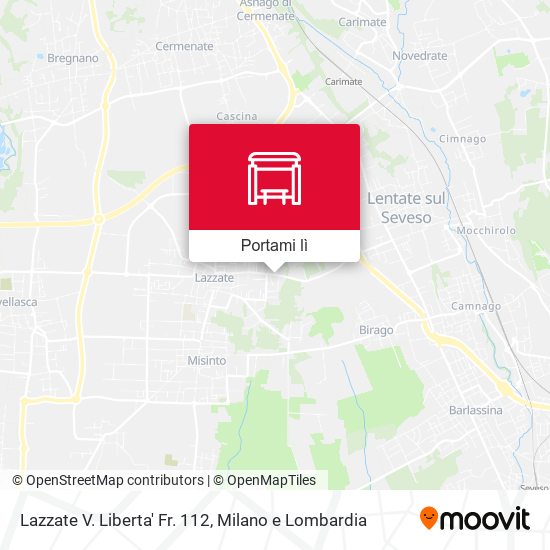 Mappa Lazzate V. Liberta' Fr. 112