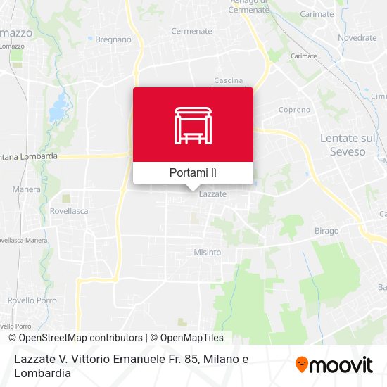 Mappa Lazzate V. Vittorio Emanuele Fr. 85