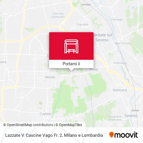 Mappa Lazzate V. Cascine Vago Fr. 2