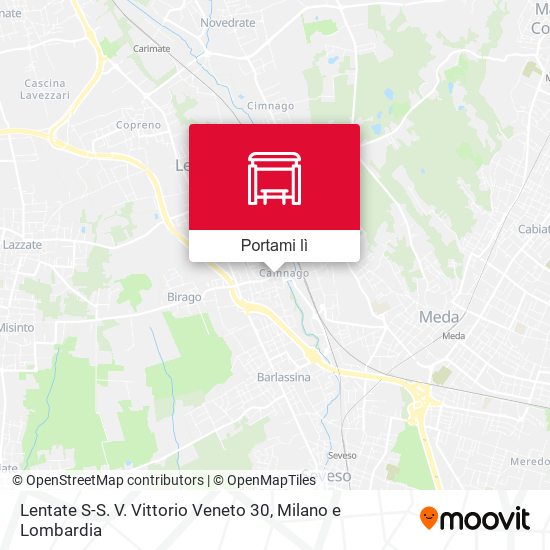 Mappa Lentate S-S. V. Vittorio Veneto 30