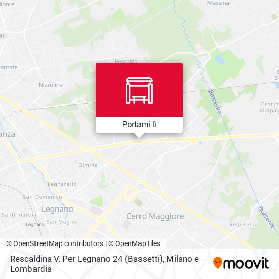 Mappa Rescaldina V. Per Legnano 24 (Bassetti)