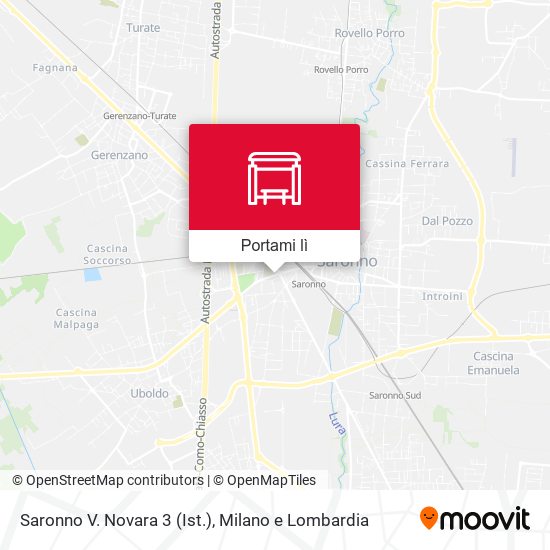 Mappa Saronno V. Novara 3 (Ist.)