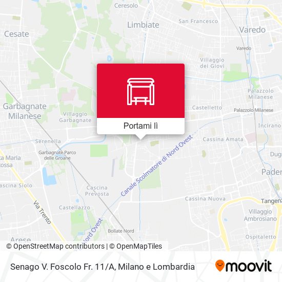 Mappa Senago V. Foscolo Fr. 11/A