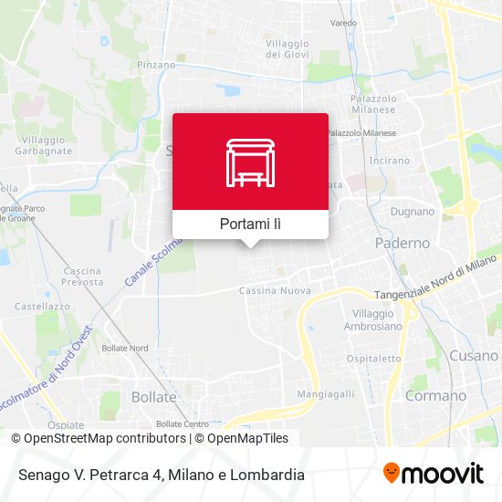 Mappa Senago V. Petrarca 4
