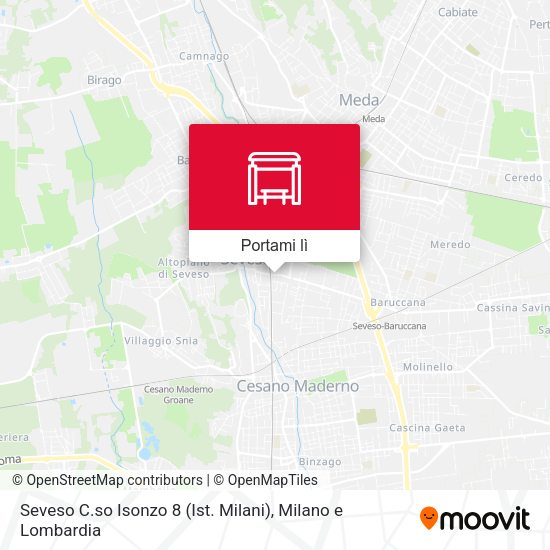 Mappa Seveso C.so Isonzo 8 (Ist. Milani)