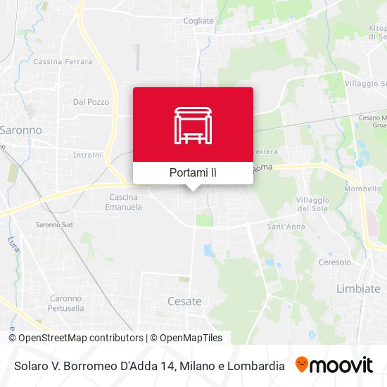 Mappa Solaro V. Borromeo D'Adda 14