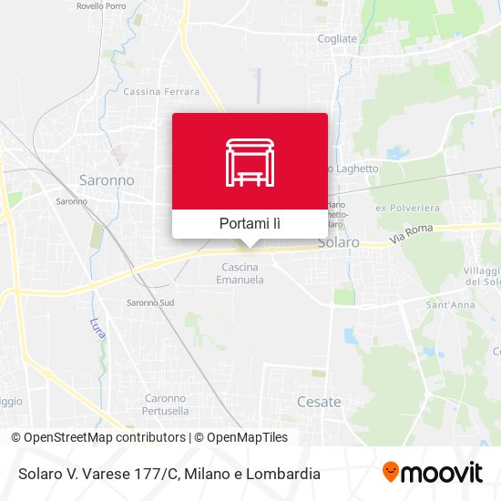 Mappa Solaro V. Varese 177/C