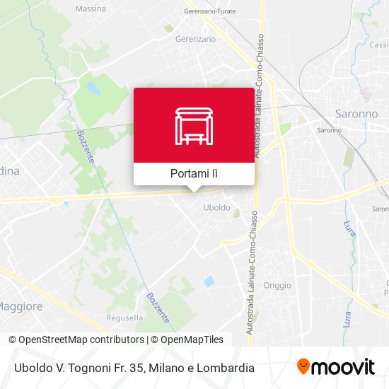 Mappa Uboldo V. Tognoni Fr. 35