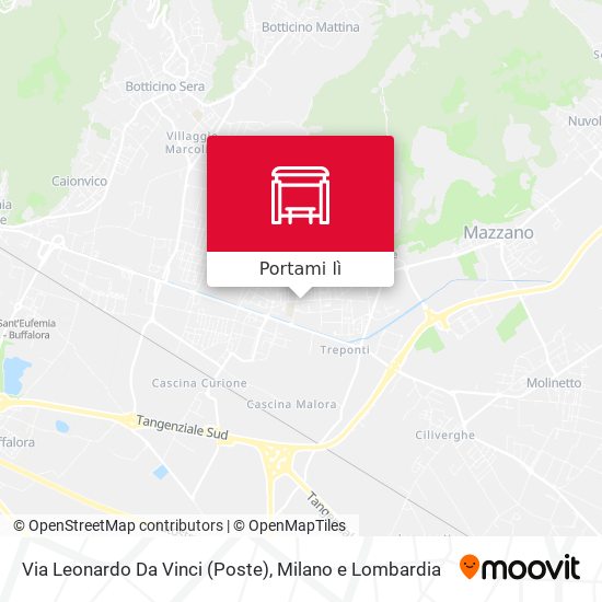 Mappa Via Leonardo Da Vinci (Poste)