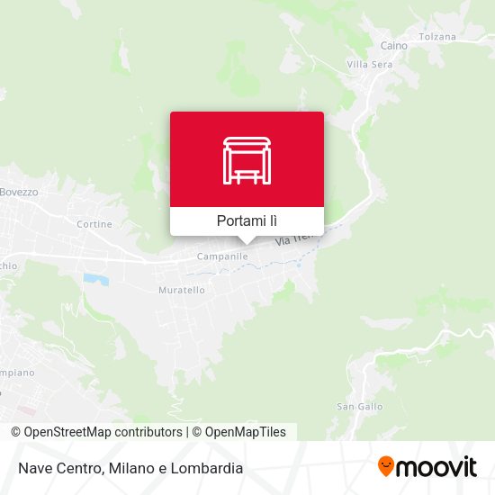 Mappa Nave Centro