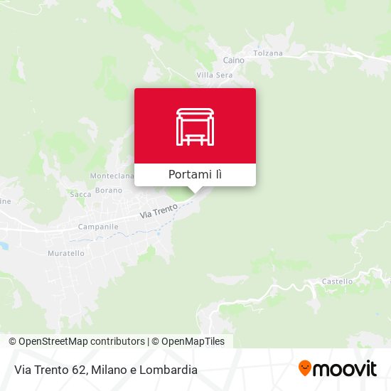 Mappa Via Trento 62