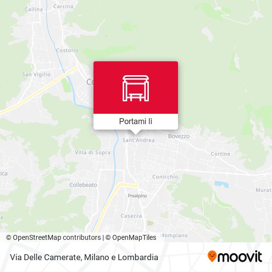 Mappa Via Delle Camerate