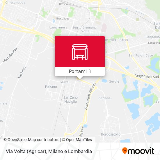 Mappa Via Volta (Agricar)
