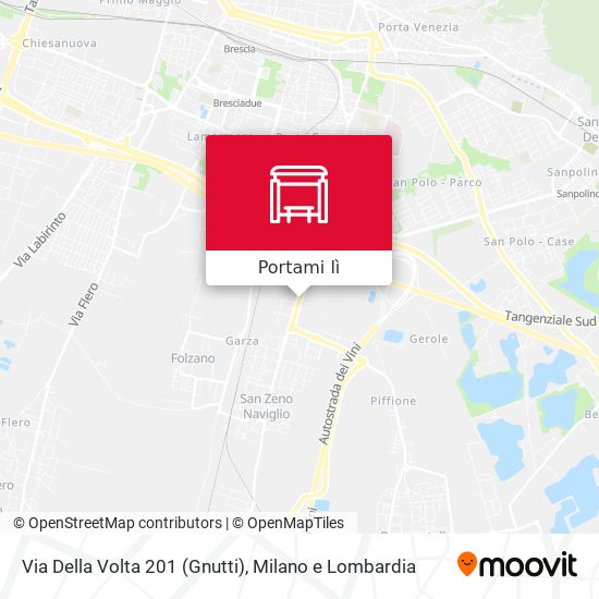 Mappa Via Della Volta 201 (Gnutti)