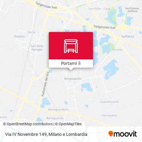 Mappa Via IV Novembre 149