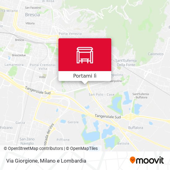 Mappa Via Giorgione