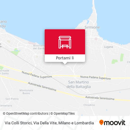 Mappa Via Colli Storici, Via Della Vite