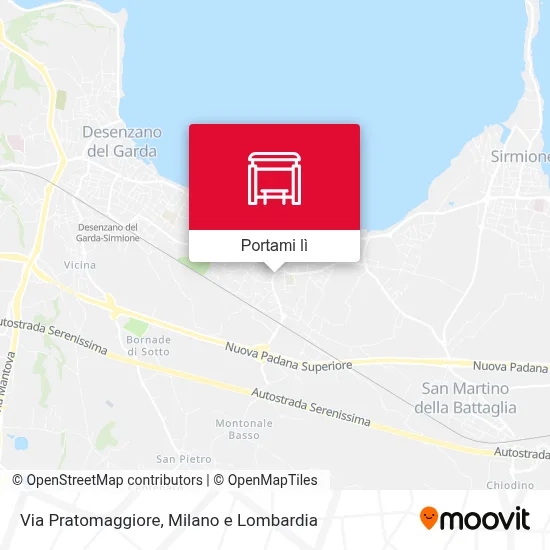 Mappa Via Pratomaggiore