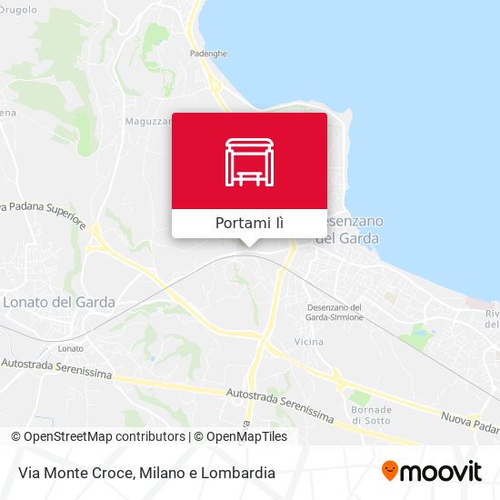 Mappa Via Monte Croce