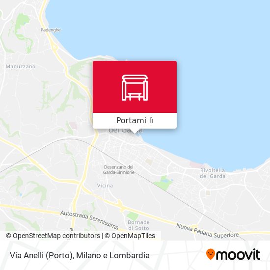 Mappa Via Anelli (Porto)