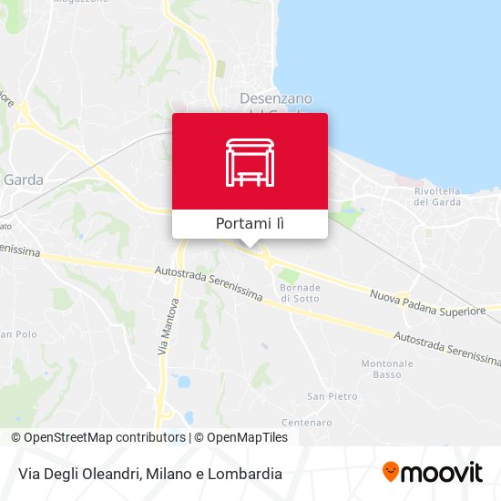 Mappa Via Degli Oleandri