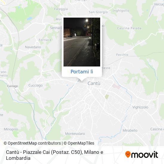 Mappa Cantù - Piazzale Cai (Postaz. C50)