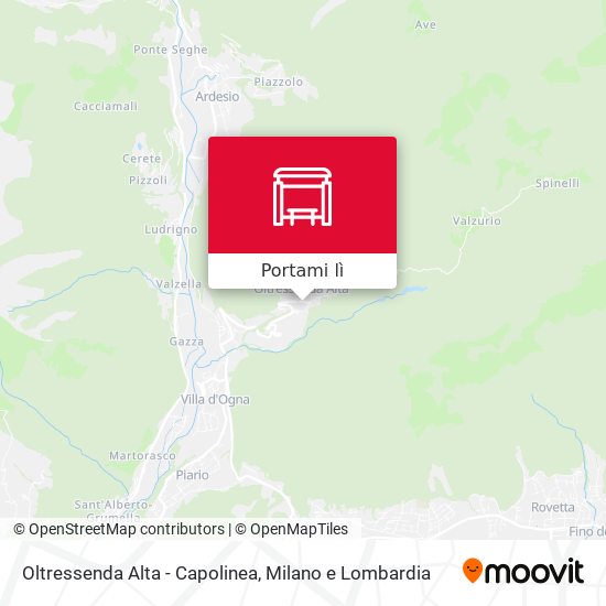 Mappa Oltressenda Alta - Capolinea