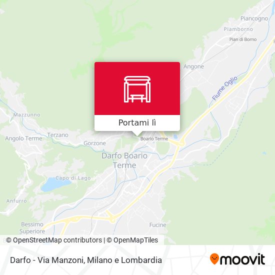 Mappa Darfo - Via Manzoni