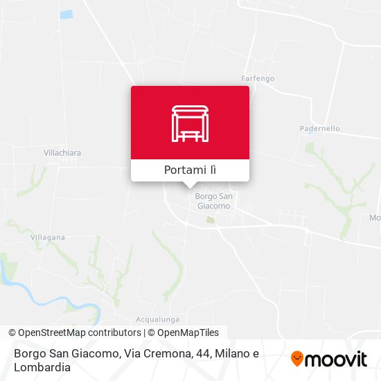 Mappa Borgo San Giacomo, Via Cremona, 44