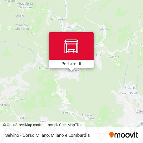 Mappa Selvino - Corso Milano