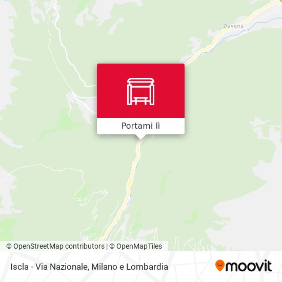 Mappa Iscla - Via Nazionale