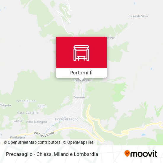 Mappa Precasaglio - Chiesa