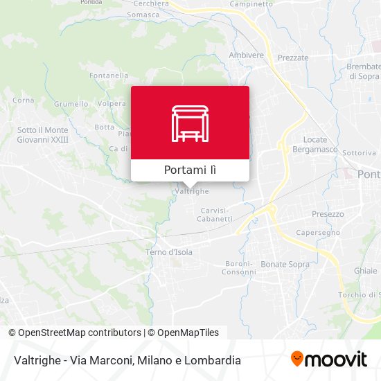 Mappa Valtrighe - Via Marconi