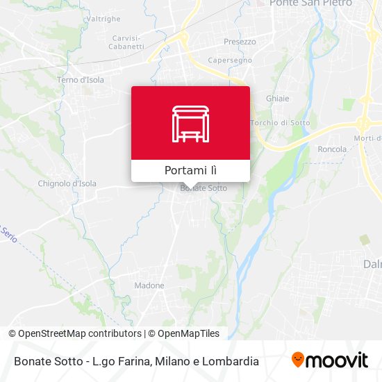 Mappa Bonate Sotto - L.go Farina