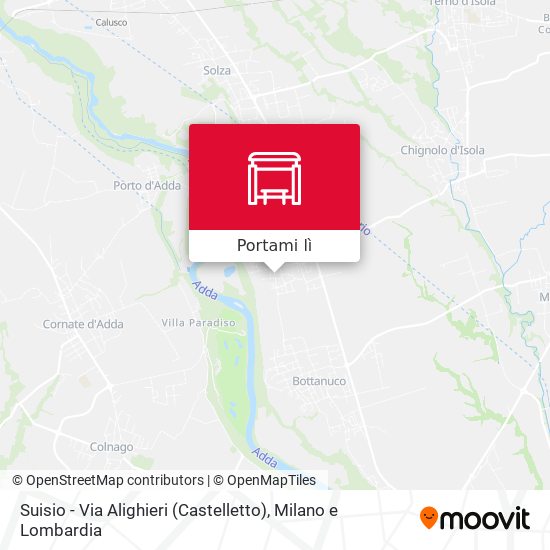 Mappa Suisio - Via Alighieri (Castelletto)