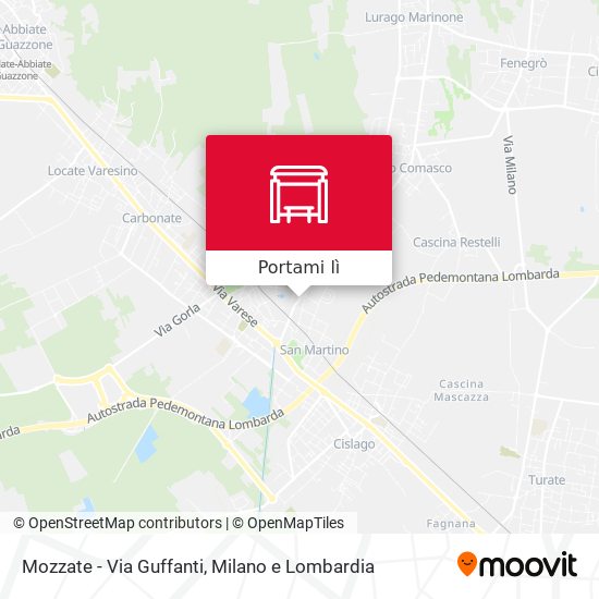 Mappa Mozzate - Via Guffanti