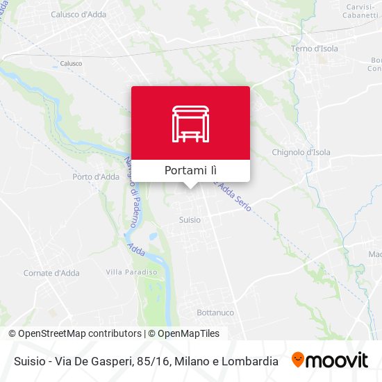Mappa Suisio - Via De Gasperi, 85/16